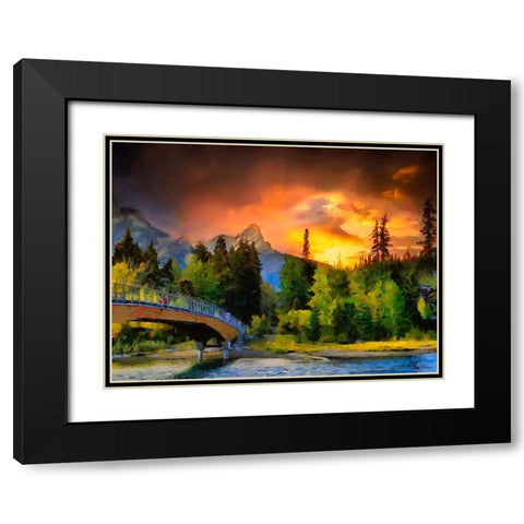 Great National Parks XXIII Black Modern Wood Framed Art Print with Double Matting by Medeiros, Celito