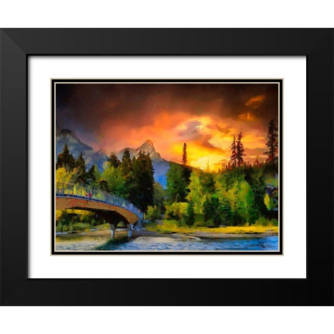Great National Parks XXIII Black Modern Wood Framed Art Print with Double Matting by Medeiros, Celito