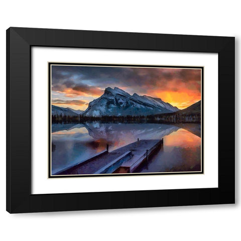 Great National Parks XXIV Black Modern Wood Framed Art Print with Double Matting by Medeiros, Celito