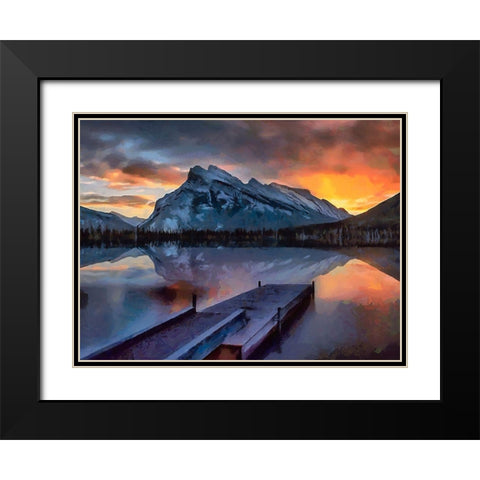 Great National Parks XXIV Black Modern Wood Framed Art Print with Double Matting by Medeiros, Celito