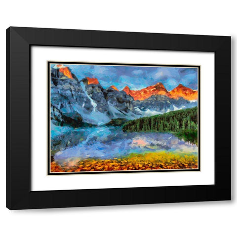 Great National Parks XXVI Black Modern Wood Framed Art Print with Double Matting by Medeiros, Celito