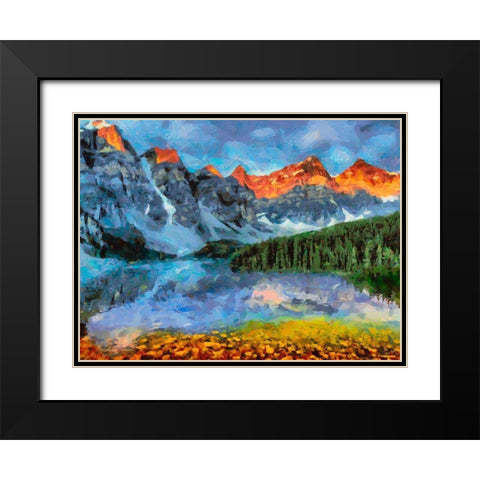 Great National Parks XXVI Black Modern Wood Framed Art Print with Double Matting by Medeiros, Celito