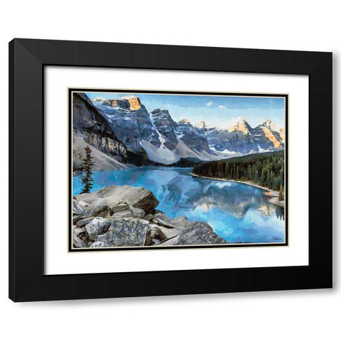Great National Parks XXVIII Black Modern Wood Framed Art Print with Double Matting by Medeiros, Celito
