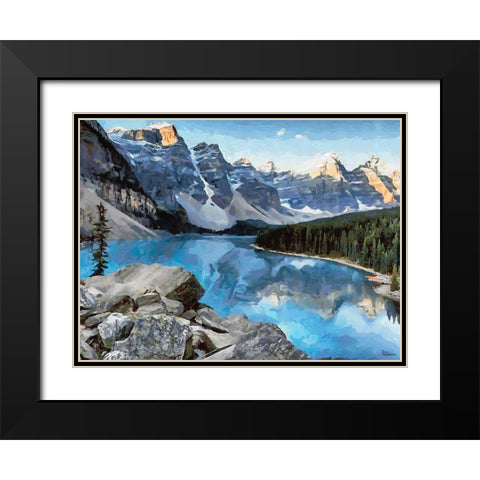 Great National Parks XXVIII Black Modern Wood Framed Art Print with Double Matting by Medeiros, Celito