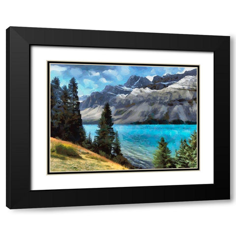 Great National Parks XXX Black Modern Wood Framed Art Print with Double Matting by Medeiros, Celito