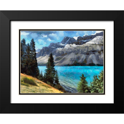Great National Parks XXX Black Modern Wood Framed Art Print with Double Matting by Medeiros, Celito