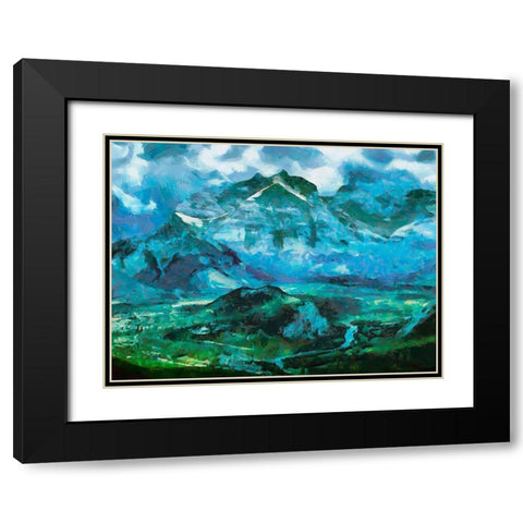 Great National Parks XXXIII Black Modern Wood Framed Art Print with Double Matting by Medeiros, Celito