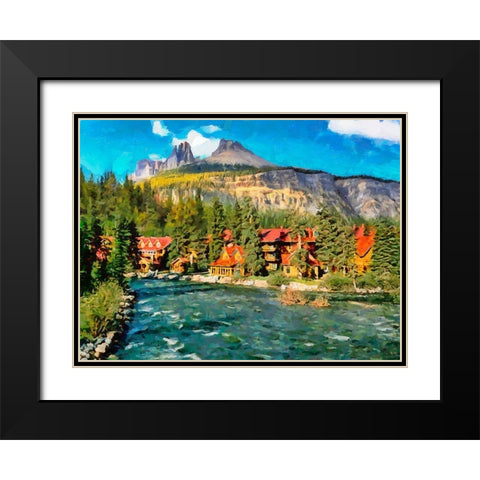Great National Parks XXXV Black Modern Wood Framed Art Print with Double Matting by Medeiros, Celito