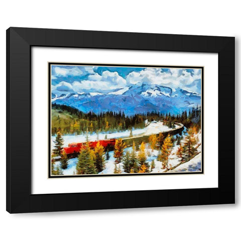 Great National Parks XXXVIII Black Modern Wood Framed Art Print with Double Matting by Medeiros, Celito