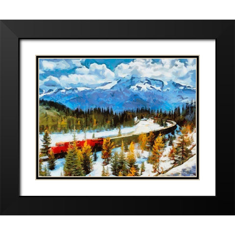 Great National Parks XXXVIII Black Modern Wood Framed Art Print with Double Matting by Medeiros, Celito