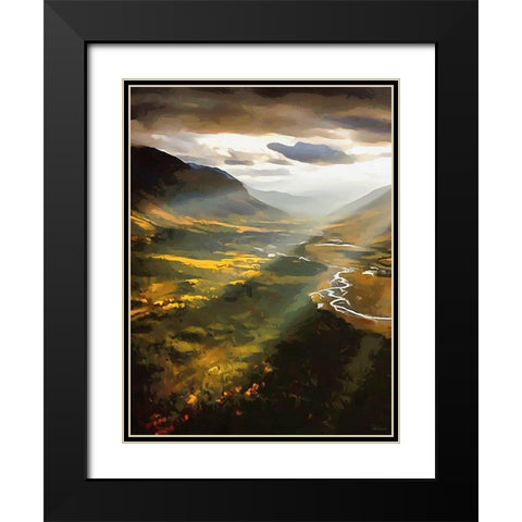 Beautiful Sunrise - Diptych A Black Modern Wood Framed Art Print with Double Matting by Medeiros, Celito