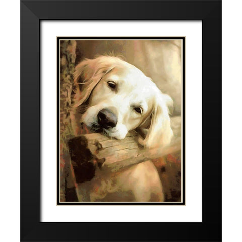 Time for Relax II Black Modern Wood Framed Art Print with Double Matting by Medeiros, Celito