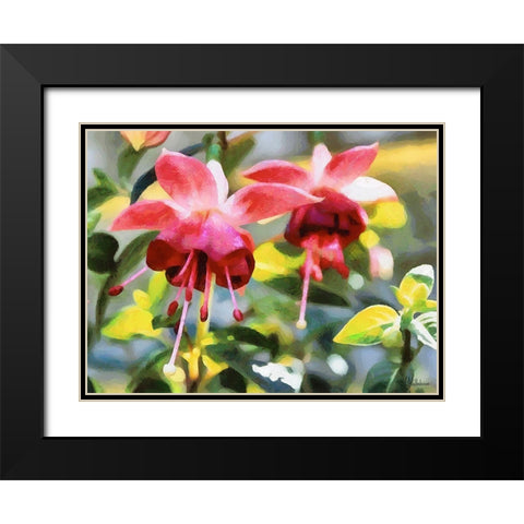 Orchids XXXIV Black Modern Wood Framed Art Print with Double Matting by Medeiros, Celito