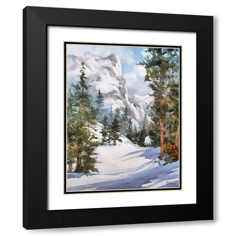 Sunny Day in Winter III Black Modern Wood Framed Art Print with Double Matting by Medeiros, Celito