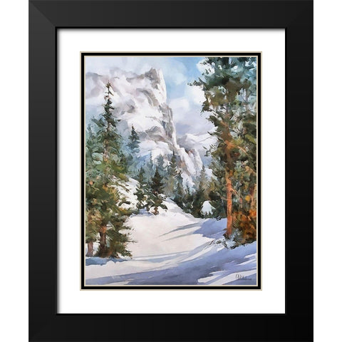 Sunny Day in Winter III Black Modern Wood Framed Art Print with Double Matting by Medeiros, Celito