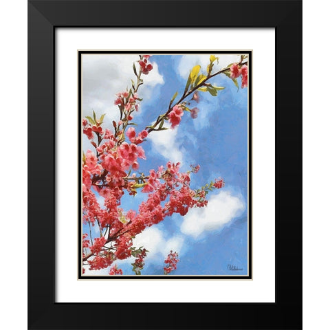 I like Flowers XXVIII Black Modern Wood Framed Art Print with Double Matting by Medeiros, Celito