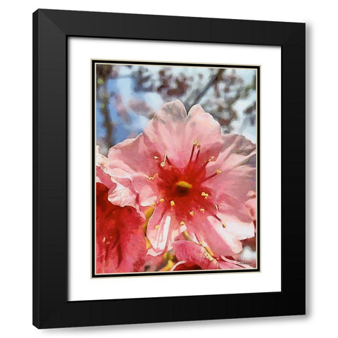 I like Flowers XXIX Black Modern Wood Framed Art Print with Double Matting by Medeiros, Celito