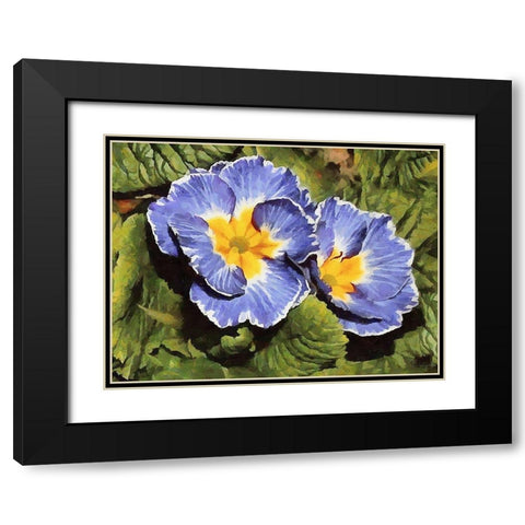 I like Flowers XXXIV Black Modern Wood Framed Art Print with Double Matting by Medeiros, Celito