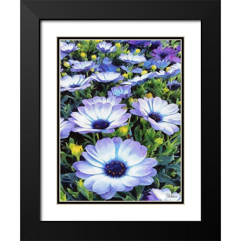 I like Flowers XXXVI Black Modern Wood Framed Art Print with Double Matting by Medeiros, Celito