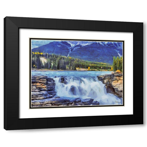 Rocky Mountains III Black Modern Wood Framed Art Print with Double Matting by Medeiros, Celito