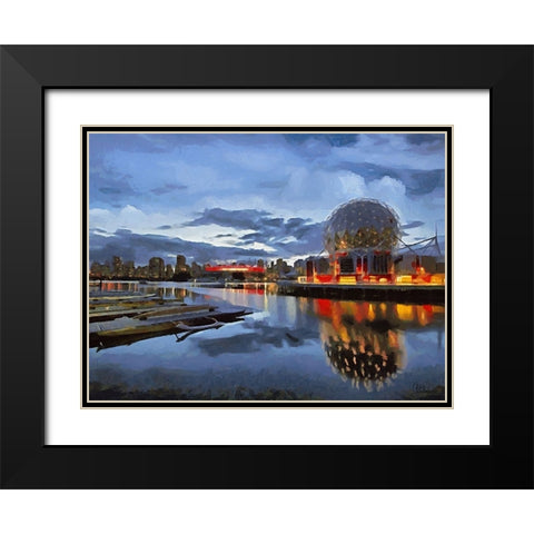 Travel Destination around the World V Black Modern Wood Framed Art Print with Double Matting by Medeiros, Celito