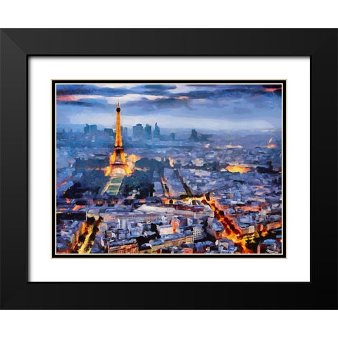 Travel Destination around the World XIV Black Modern Wood Framed Art Print with Double Matting by Medeiros, Celito