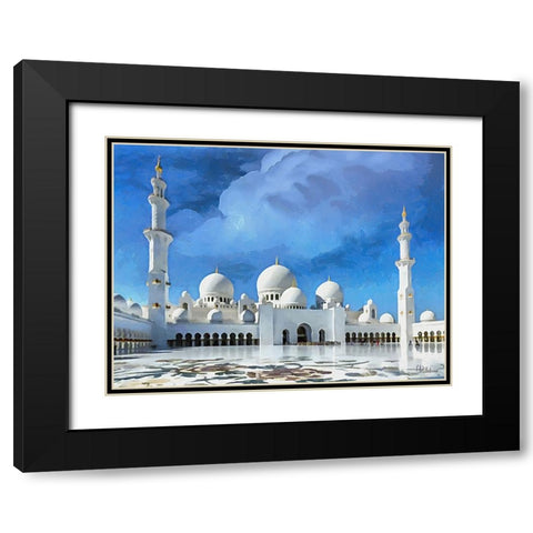 Travel Destination around the World XVI Black Modern Wood Framed Art Print with Double Matting by Medeiros, Celito