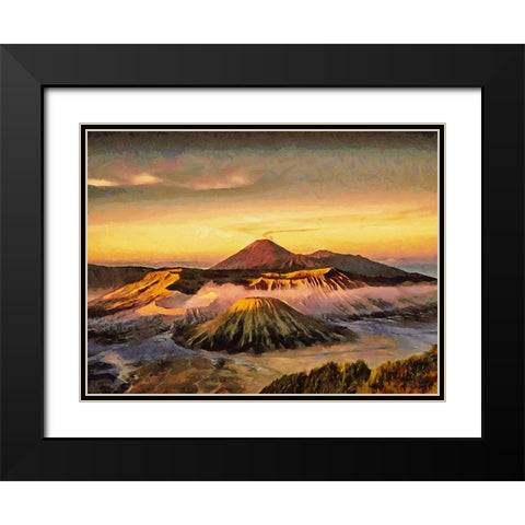 Travel Destination around the World XXII Black Modern Wood Framed Art Print with Double Matting by Medeiros, Celito