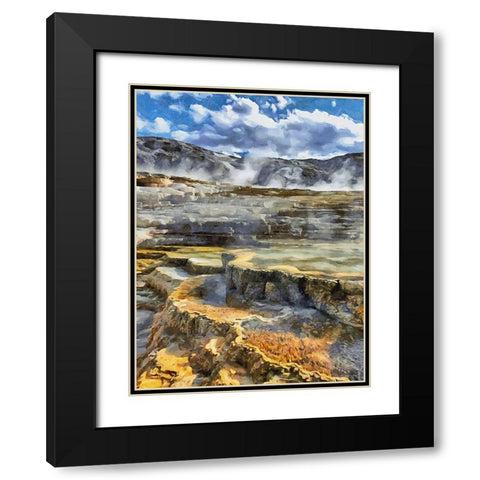 Travel Destination around the World XXV Black Modern Wood Framed Art Print with Double Matting by Medeiros, Celito