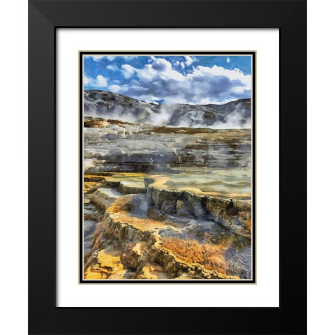 Travel Destination around the World XXV Black Modern Wood Framed Art Print with Double Matting by Medeiros, Celito