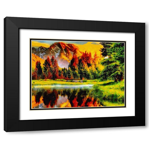 Travel Destination around the World XXVIII Black Modern Wood Framed Art Print with Double Matting by Medeiros, Celito