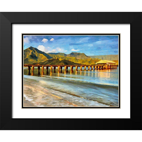 Travel Destination around the World XXX Black Modern Wood Framed Art Print with Double Matting by Medeiros, Celito