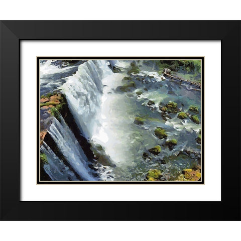 Travel Destination around the World XXXVI Black Modern Wood Framed Art Print with Double Matting by Medeiros, Celito