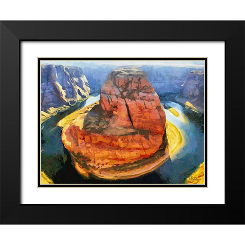 Travel Destination around the World XXXVII Black Modern Wood Framed Art Print with Double Matting by Medeiros, Celito