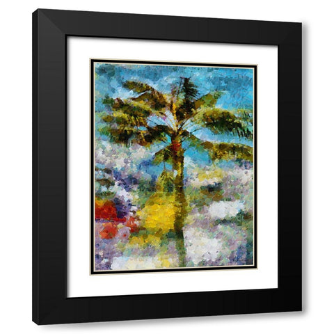 Collectio of Bloomin and Autumn Trees XXXV Black Modern Wood Framed Art Print with Double Matting by Medeiros, Celito