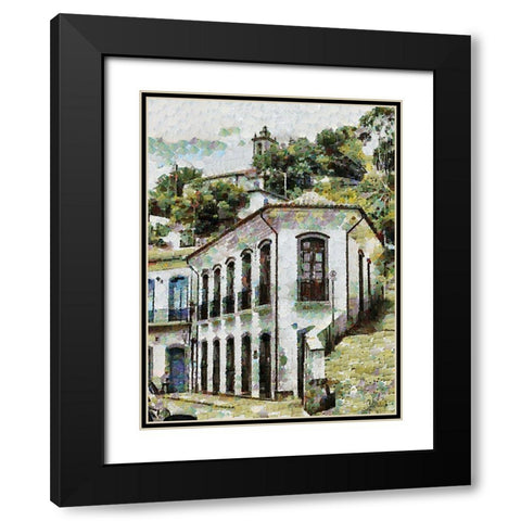 Atmosphere in Southern Cities VII Black Modern Wood Framed Art Print with Double Matting by Medeiros, Celito