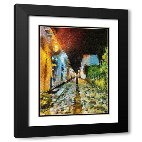 Atmosphere in Southern Cities XIX Black Modern Wood Framed Art Print with Double Matting by Medeiros, Celito