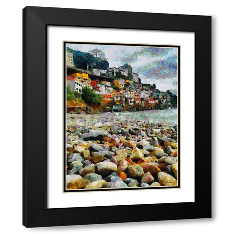 Atmosphere in Southern Cities XXIV Black Modern Wood Framed Art Print with Double Matting by Medeiros, Celito