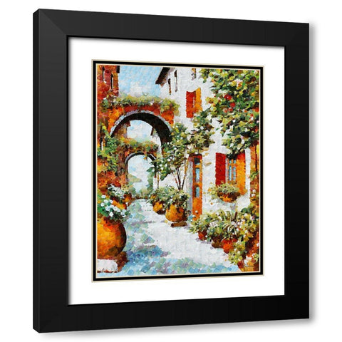 Atmosphere in Southern Cities XXIX Black Modern Wood Framed Art Print with Double Matting by Medeiros, Celito