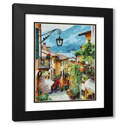 Atmosphere in Southern Cities XXXII Black Modern Wood Framed Art Print with Double Matting by Medeiros, Celito