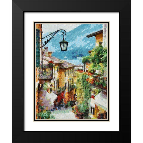 Atmosphere in Southern Cities XXXII Black Modern Wood Framed Art Print with Double Matting by Medeiros, Celito