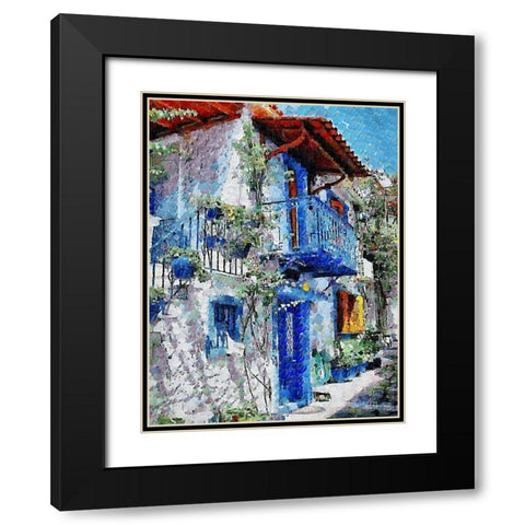 Atmosphere in Southern Cities XXXVIII Black Modern Wood Framed Art Print with Double Matting by Medeiros, Celito