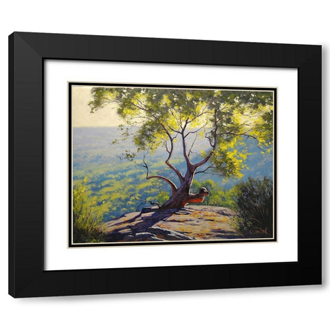 Blood Gum Black Modern Wood Framed Art Print with Double Matting by Gercken, Graham
