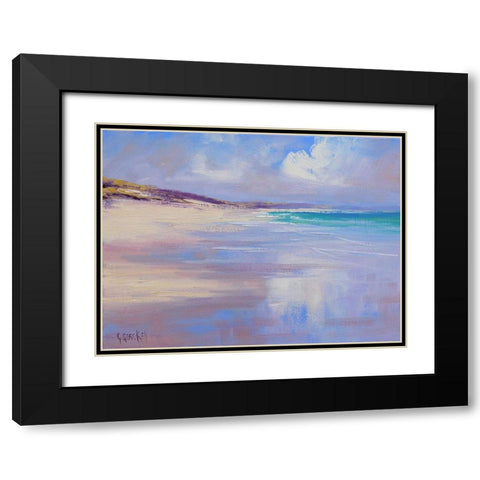 Cloud Reflections Black Modern Wood Framed Art Print with Double Matting by Gercken, Graham