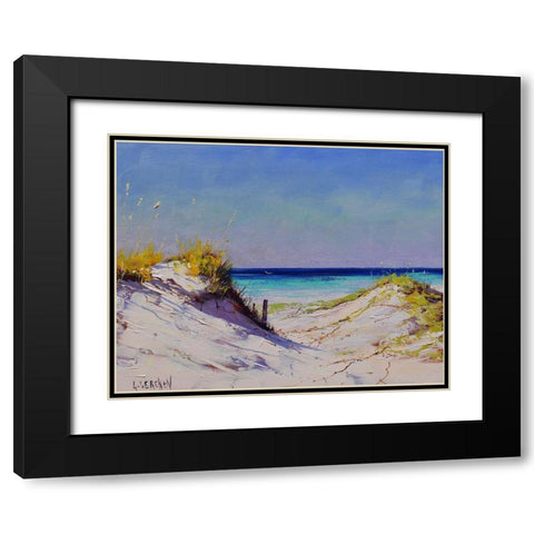 Dune Colours Black Modern Wood Framed Art Print with Double Matting by Gercken, Graham