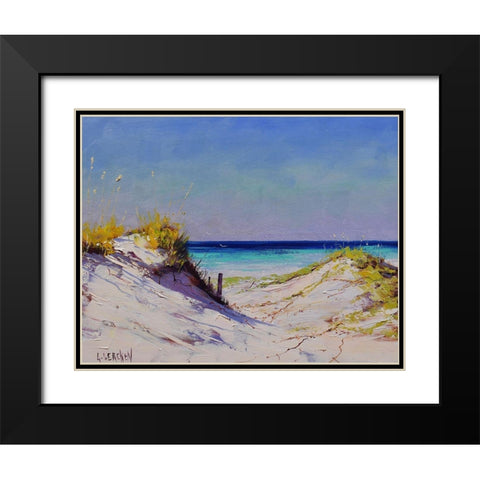 Dune Colours Black Modern Wood Framed Art Print with Double Matting by Gercken, Graham