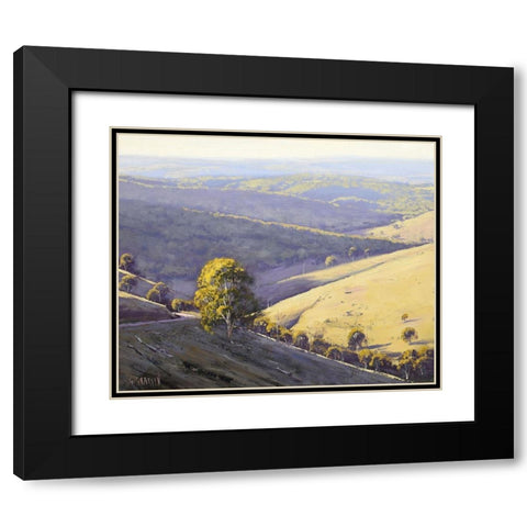 Summer Light Black Modern Wood Framed Art Print with Double Matting by Gercken, Graham