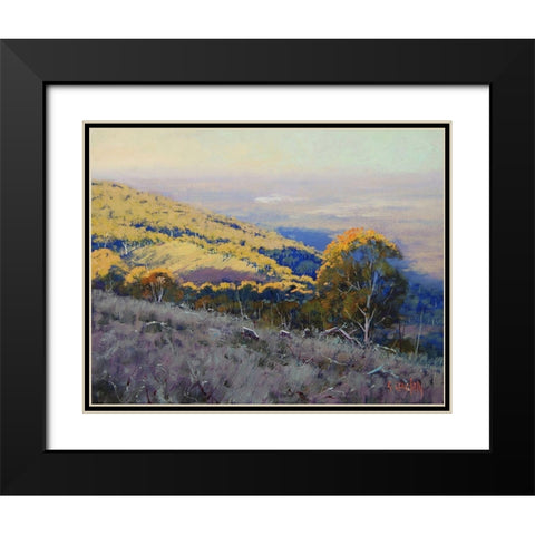 Late Summer Light Black Modern Wood Framed Art Print with Double Matting by Gercken, Graham