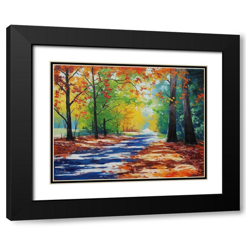 Road Through Mt. Wilson Black Modern Wood Framed Art Print with Double Matting by Gercken, Graham