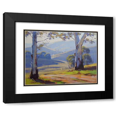 Valley Gums Black Modern Wood Framed Art Print with Double Matting by Gercken, Graham
